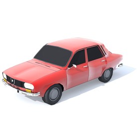 Dacia 1300 3D Object | FREE Artlantis Objects Download